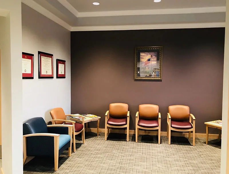 Mount Vernon Periodontics waiting area